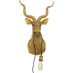 KARE Design Applique Animal Goat Dore 45X74Cm New