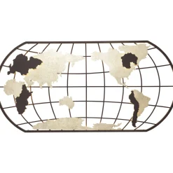 KARE Design Applique Earth Grid 120X60Cm Discount