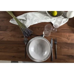 KARE Design Assiette Creuse Organic Gris O21Cm New