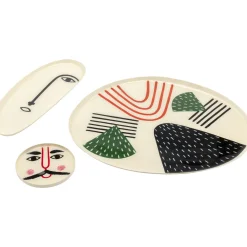 KARE Design Assiette Décorative Abstract Counterpart (3-Parti Sale
