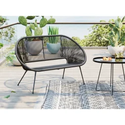 KARE Design Banquette Acapulco Noir Discount