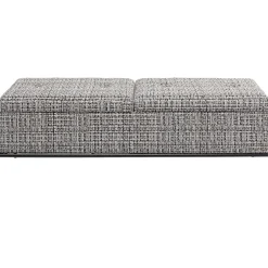 KARE Design Banquette Buttons Storage Noir-Blanc Gm Clearance