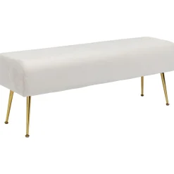 KARE Design Banquette Deria Velours Creme 110Cm Outlet
