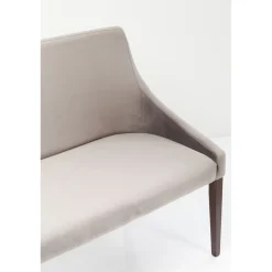 KARE Design Banquette Mode Sans Acc. Velours Gris Hot