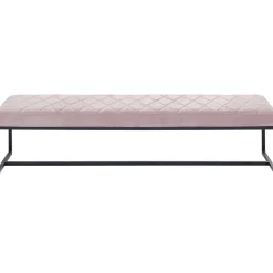 KARE Design Banquette Smart Velours Rose Noir 150Cm Clearance