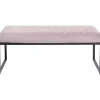 KARE Design Banquette Smart Velours Rose Noir 90Cm Sale