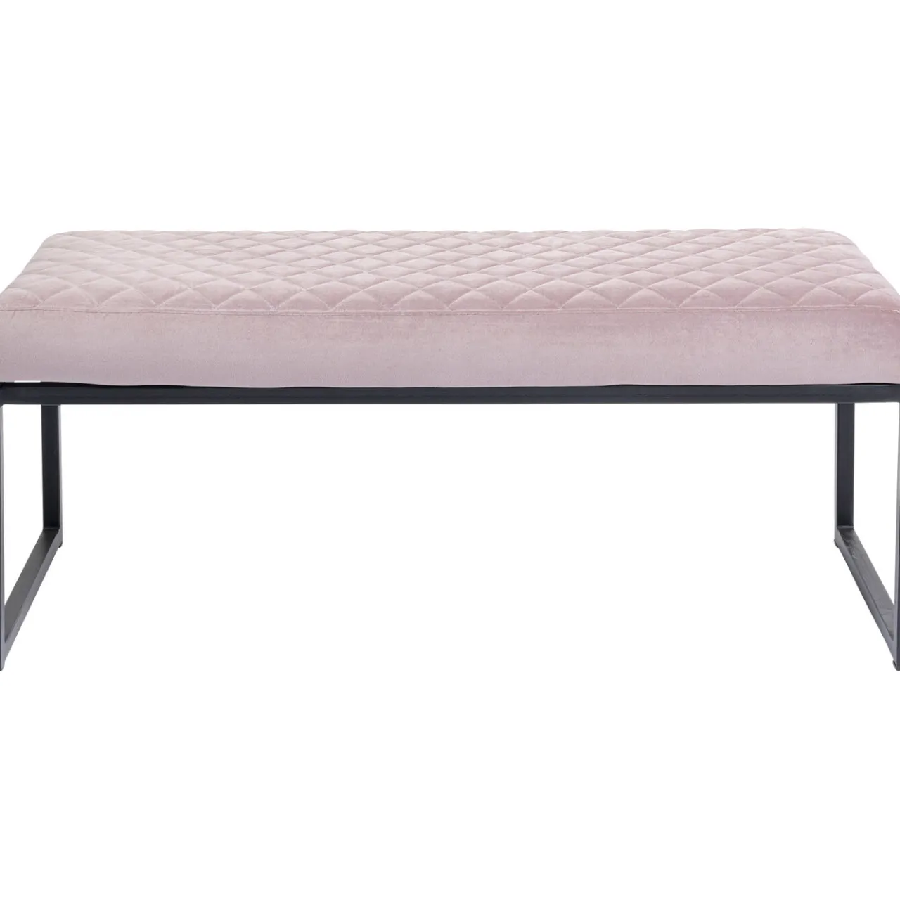 KARE Design Banquette Smart Velours Rose Noir 90Cm Sale