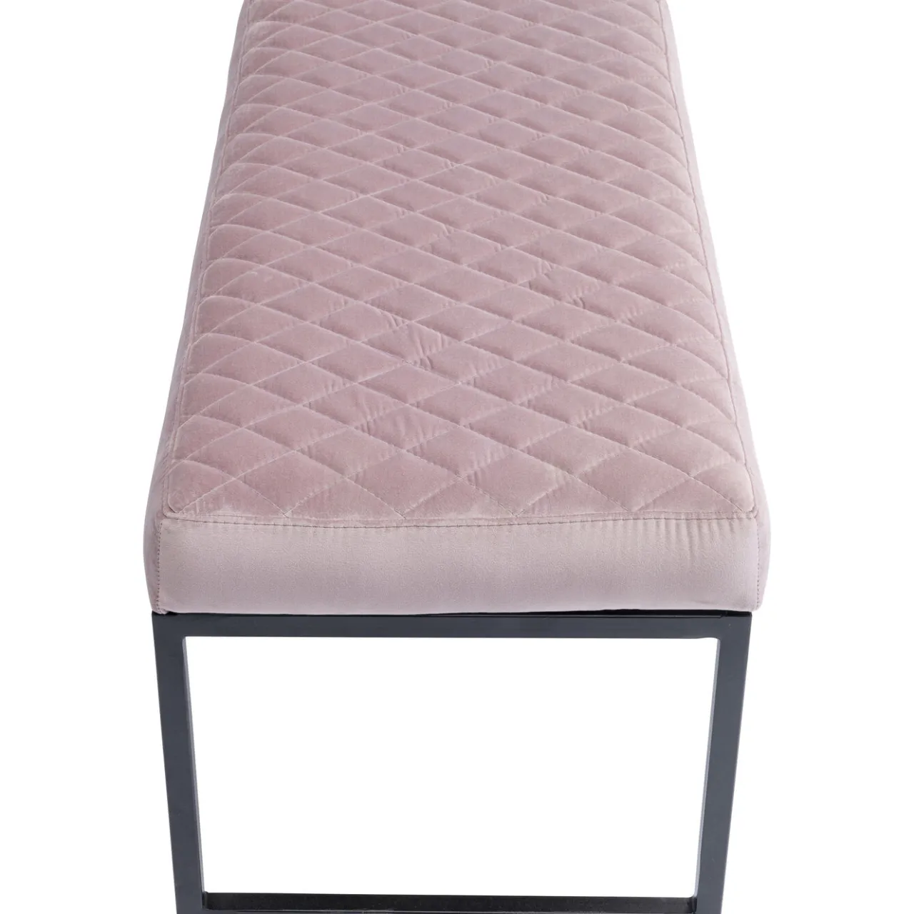 KARE Design Banquette Smart Velours Rose Noir 90Cm Sale