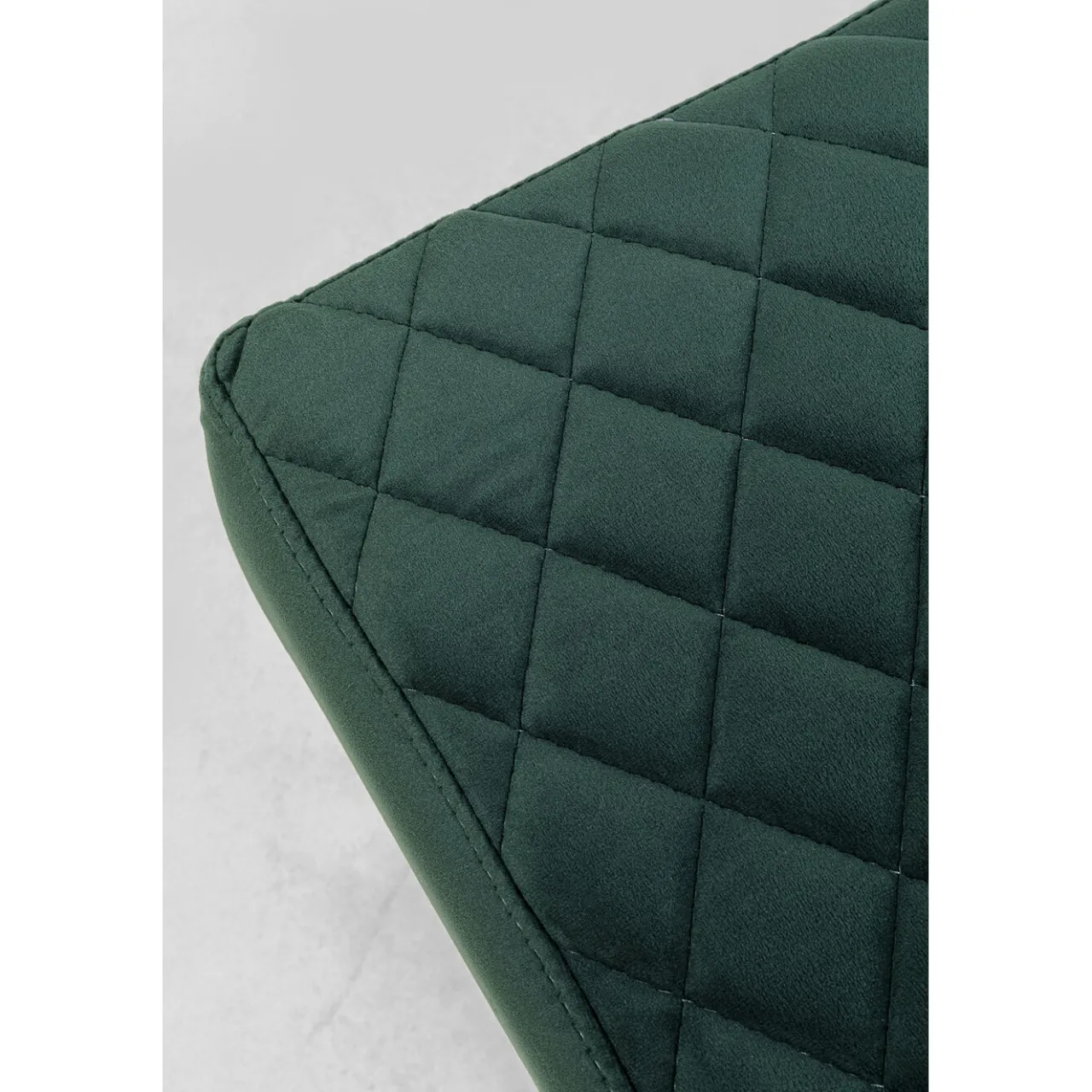 KARE Design Banquette Smart Velours Vert Fonce Laiton 90Cm Hot