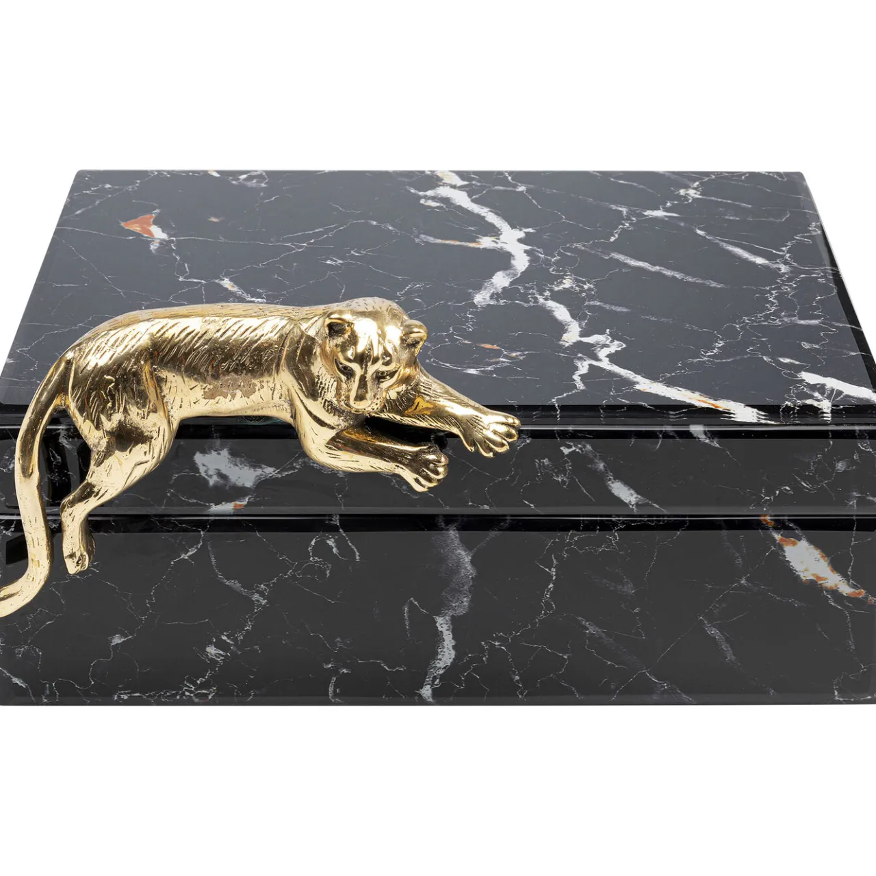 KARE Design Boite Marble Leo 29X10Cm Outlet