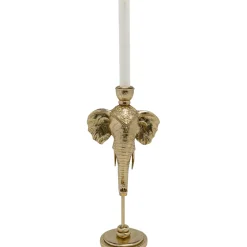 KARE Design Bougeoir Elephant Head Dore 36Cm Sale