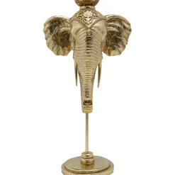 KARE Design Bougeoir Elephant Head Dore 49Cm Clearance
