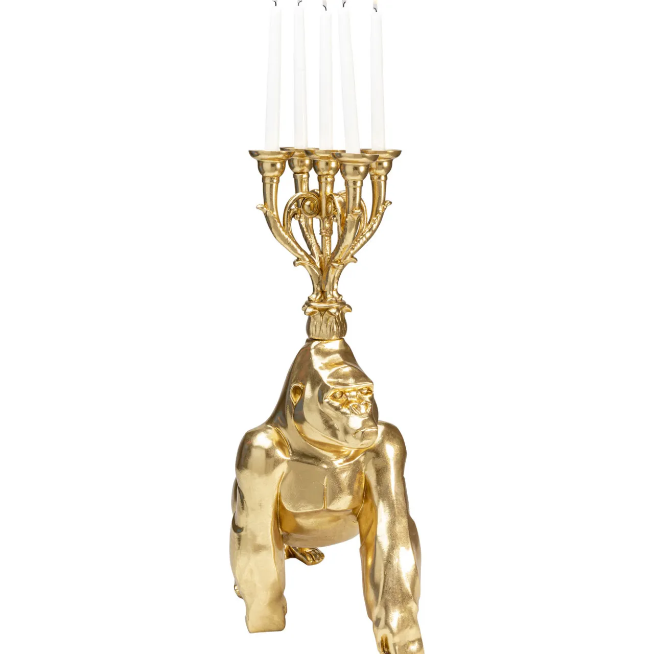 KARE Design Bougeoir Gorilla Dore 71Cm Clearance