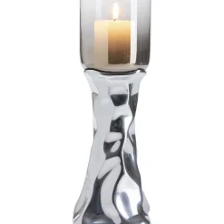 KARE Design Bougeoir Jade Argente 38Cm Outlet