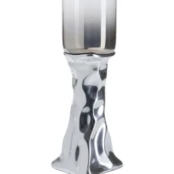 KARE Design Bougeoir Jade Argente 38Cm Outlet