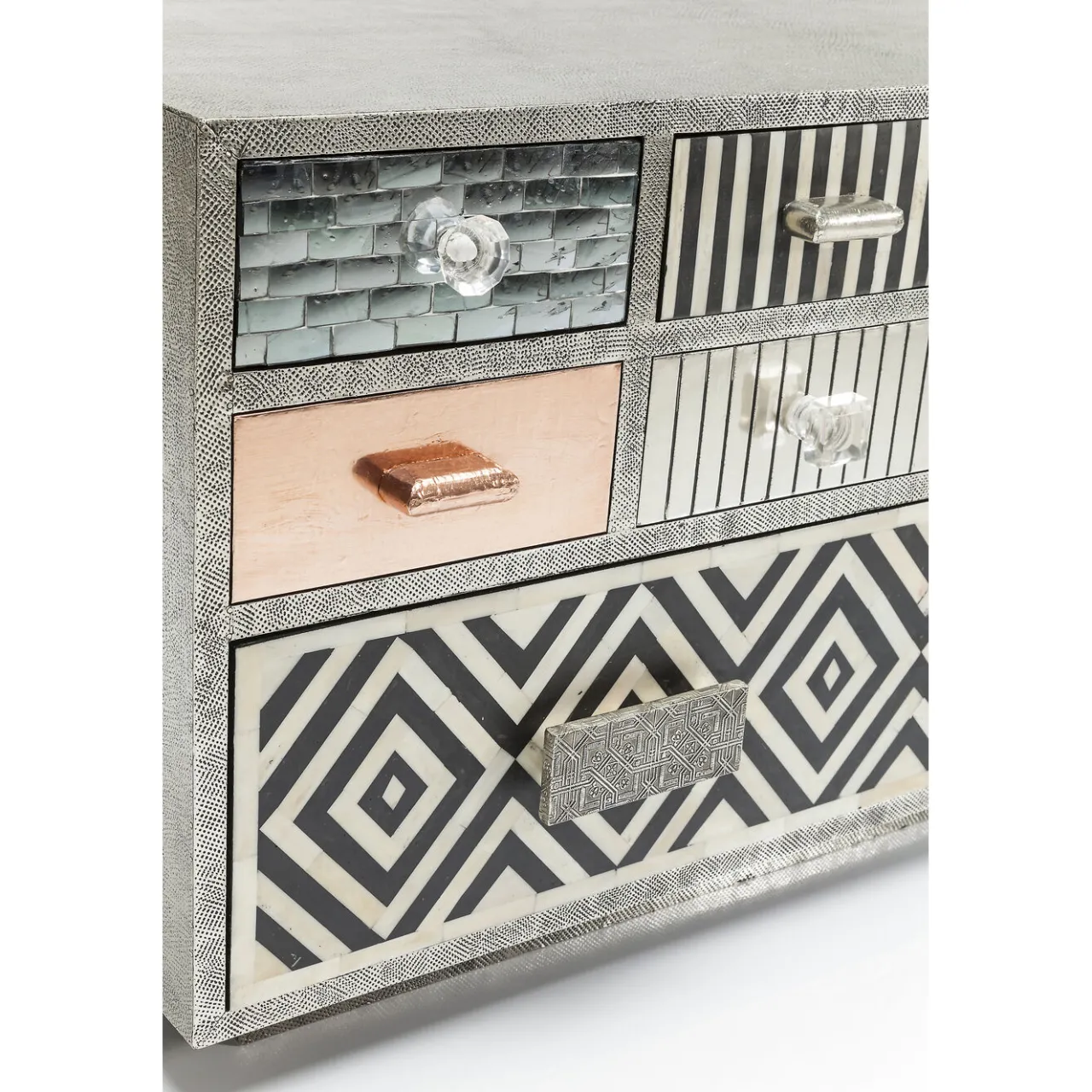 KARE Design Buffet Bas Chalet 1 Porte,5 Tiroirs Best