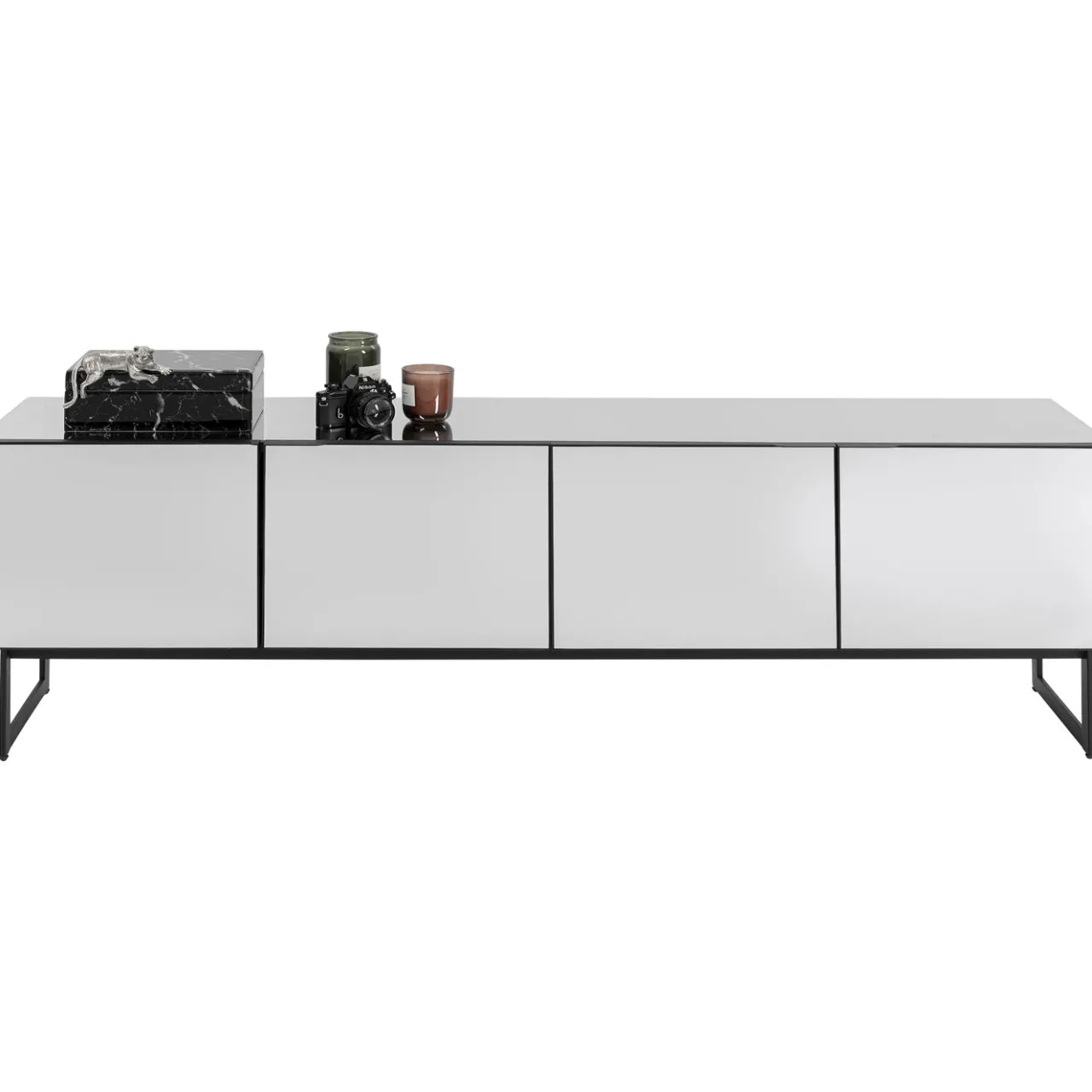 KARE Design Buffet Bas Soran Noir 180X40Cm Hot