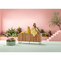 KARE Design Buffet Concertina Nature 186X74Cm Sale