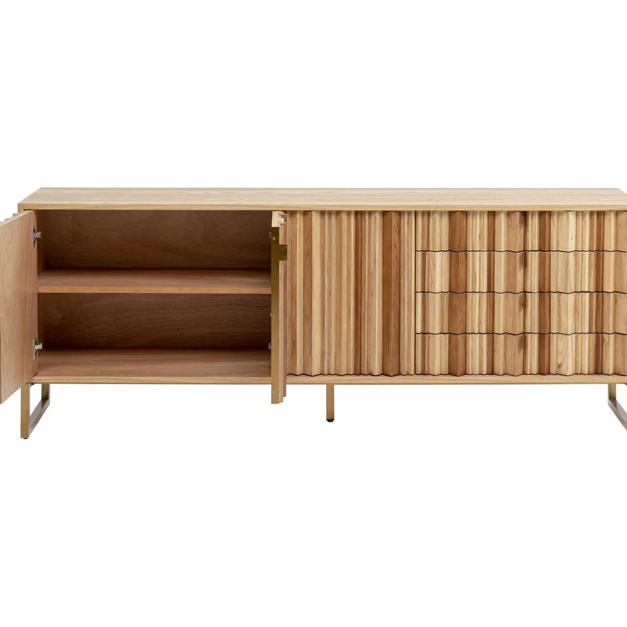 KARE Design Buffet Concertina Nature 186X74Cm Sale