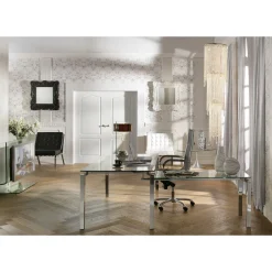 KARE Design Bureau D Angle Lorenco Chrome 210X180Cm New