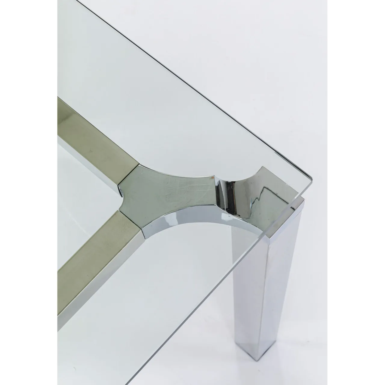 KARE Design Bureau D Angle Lorenco Chrome 210X180Cm New