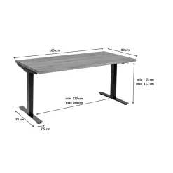 KARE Design Bureau Office Symphony Chene Noir 160X80 Clearance