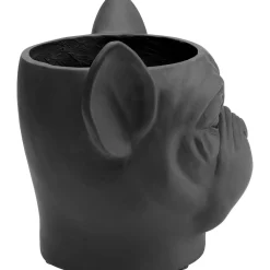 KARE Design Cachepot Décoratif Bulldog Noir Online
