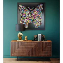 KARE Design Cadre Décoratif Farfalla 120X120Cm Sale
