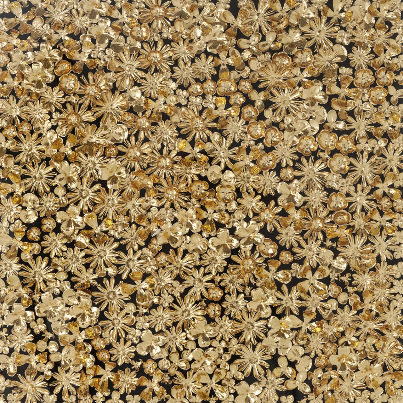 KARE Design Cadre Décoratif Gold Flower 120X120Cm Clearance