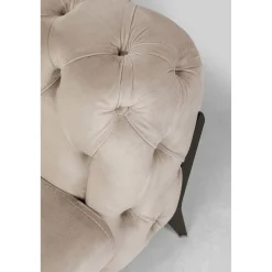 KARE Design Canapés Bellissima 2-Places Velours Beige 200Cm New
