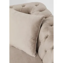 KARE Design Canapés Bellissima 2-Places Velours Beige 200Cm New