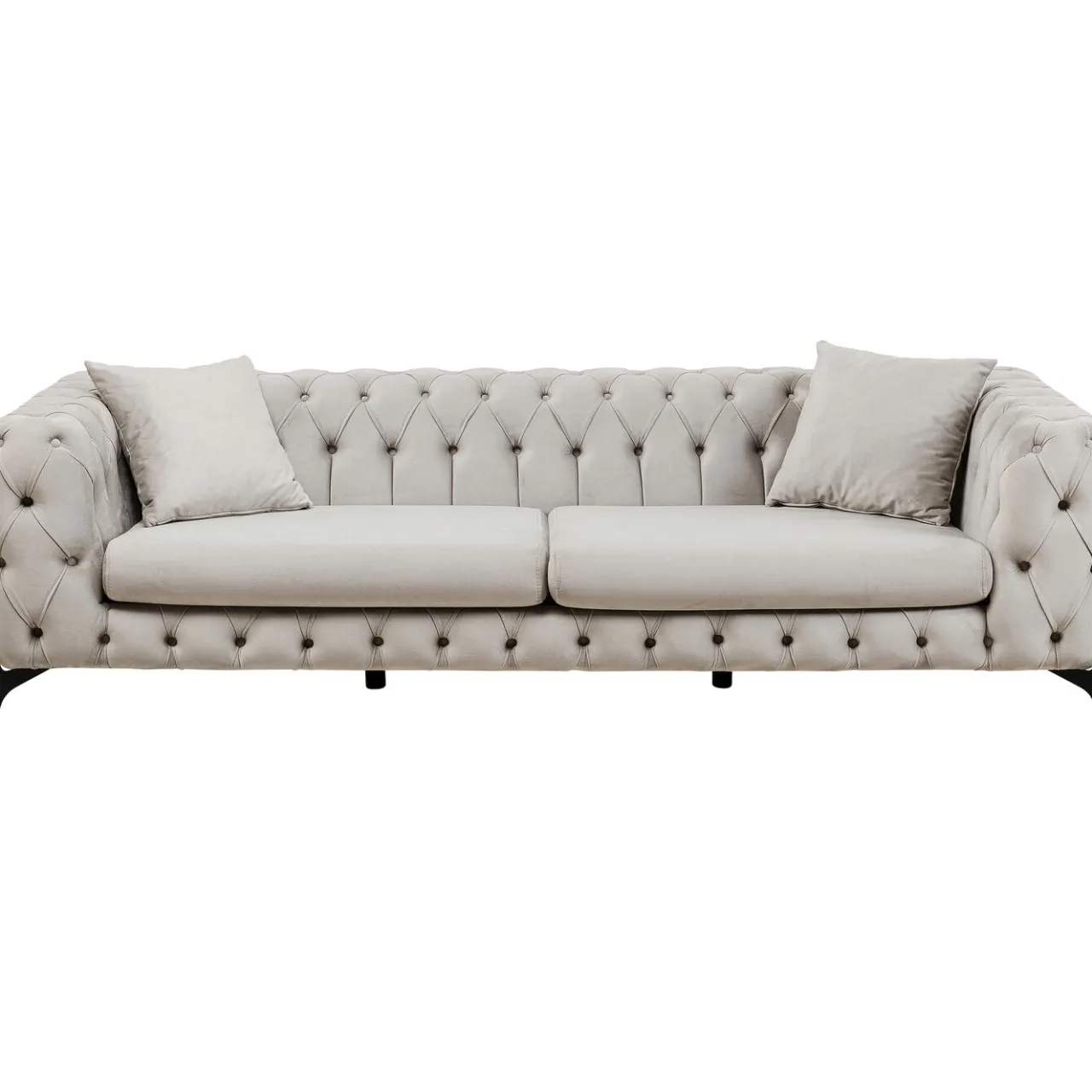 KARE Design Canapés Bellissima 3-Places Beige 240Cm Outlet