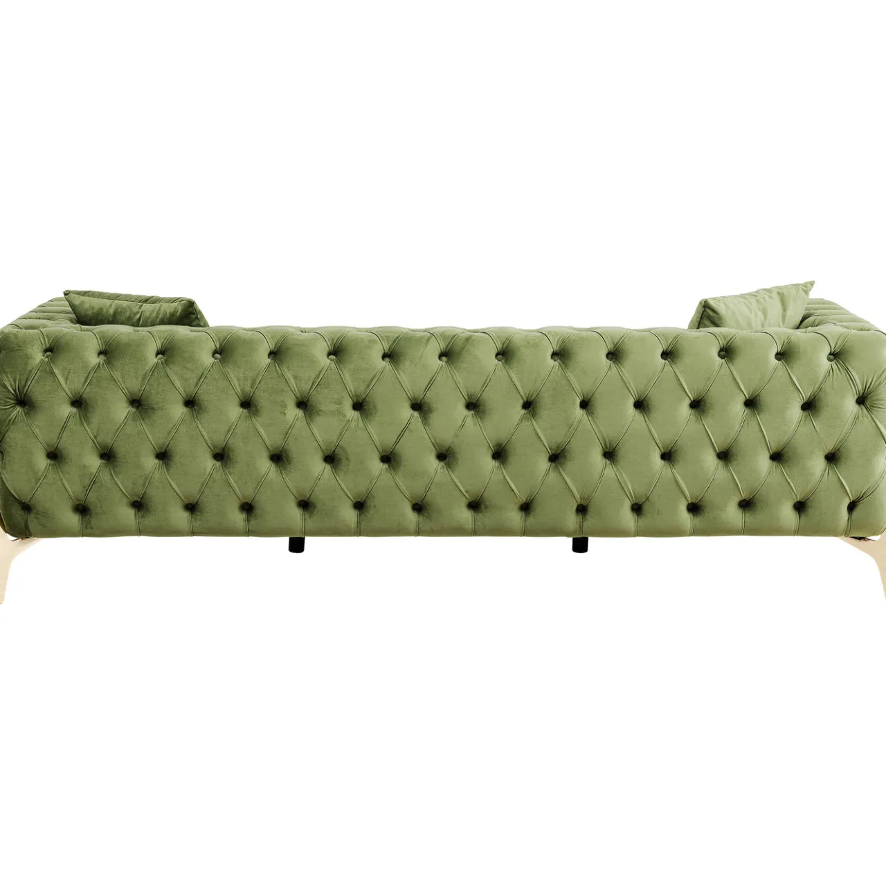 KARE Design Canapés Bellissima 3-Places Velours Vert 240Cm Sale
