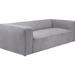 KARE Design Canapés Cubetto Cord 3-Places Gris Clair 220Cm New
