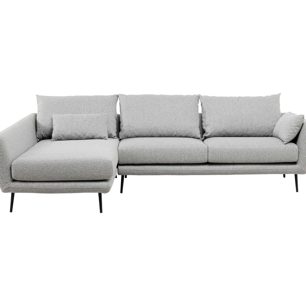KARE Design Canapés D Angle Amalfi Gauche Gris 275Cm New