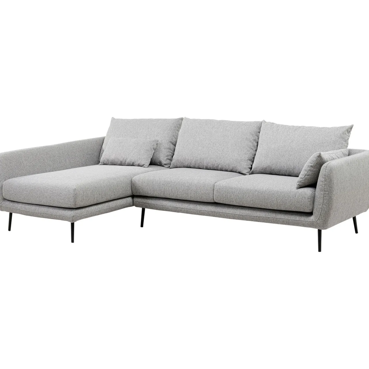 KARE Design Canapés D Angle Amalfi Gauche Gris 275Cm New