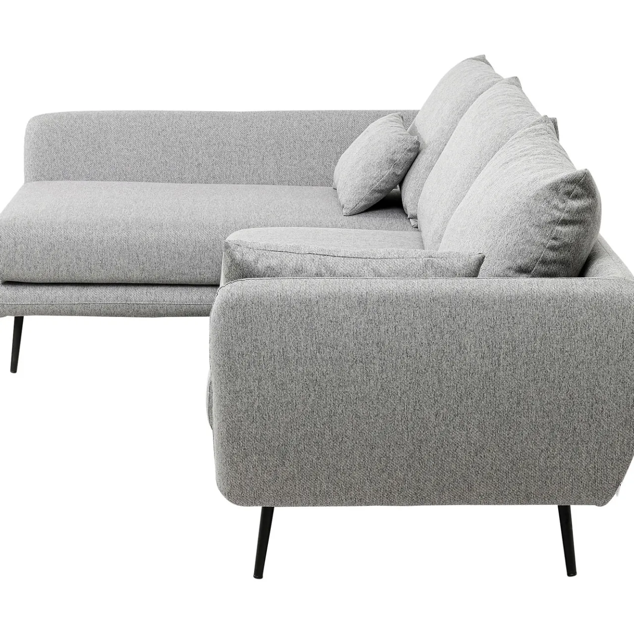 KARE Design Canapés D Angle Amalfi Gauche Gris 275Cm New