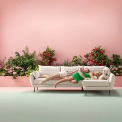 KARE Design Canapés D Angle Amalfi Gauche Creme 275Cm Clearance