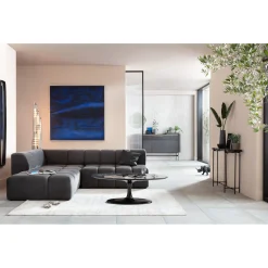 KARE Design Canapés D Angle Belami Velvet Gris Gauche New