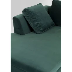 KARE Design Canapés D Angle Gianni Pm Velours Vert Fonce Gauche Online