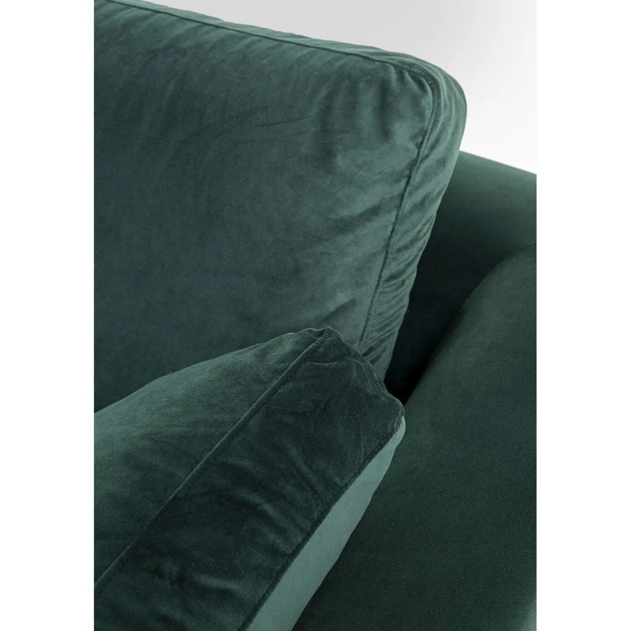 KARE Design Canapés D Angle Gianni Pm Velours Vert Fonce Gauche Online