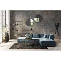 KARE Design Canapés D Angle Infinity Velours Ocean Droite Best