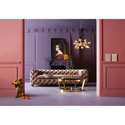 KARE Design Canapés Desire 3-Places Velours Ecru Best