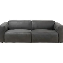 KARE Design Canapés Henry 3-Places Cuir Gris Online