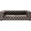 KARE Design Canapés Metropol 3-Places Gris 238Cm Outlet