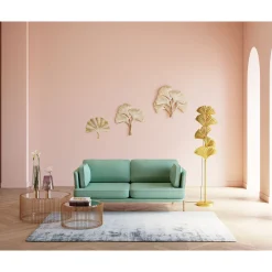 KARE Design Canapés Shirly 3-Places Vert Menthe 221Cm Best