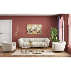 KARE Design Canapés Spectra 3-Places Blanc 245Cm New
