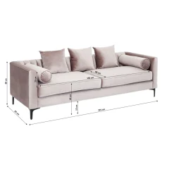 KARE Design Canapés Variete 3-Places Gris Online