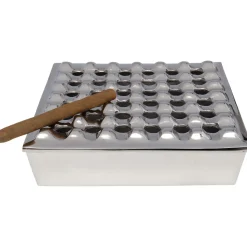 KARE Design Cendrier Soho Carre Argente 25X25Cm Online