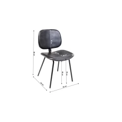 KARE Design Chair Barber Noir Clearance